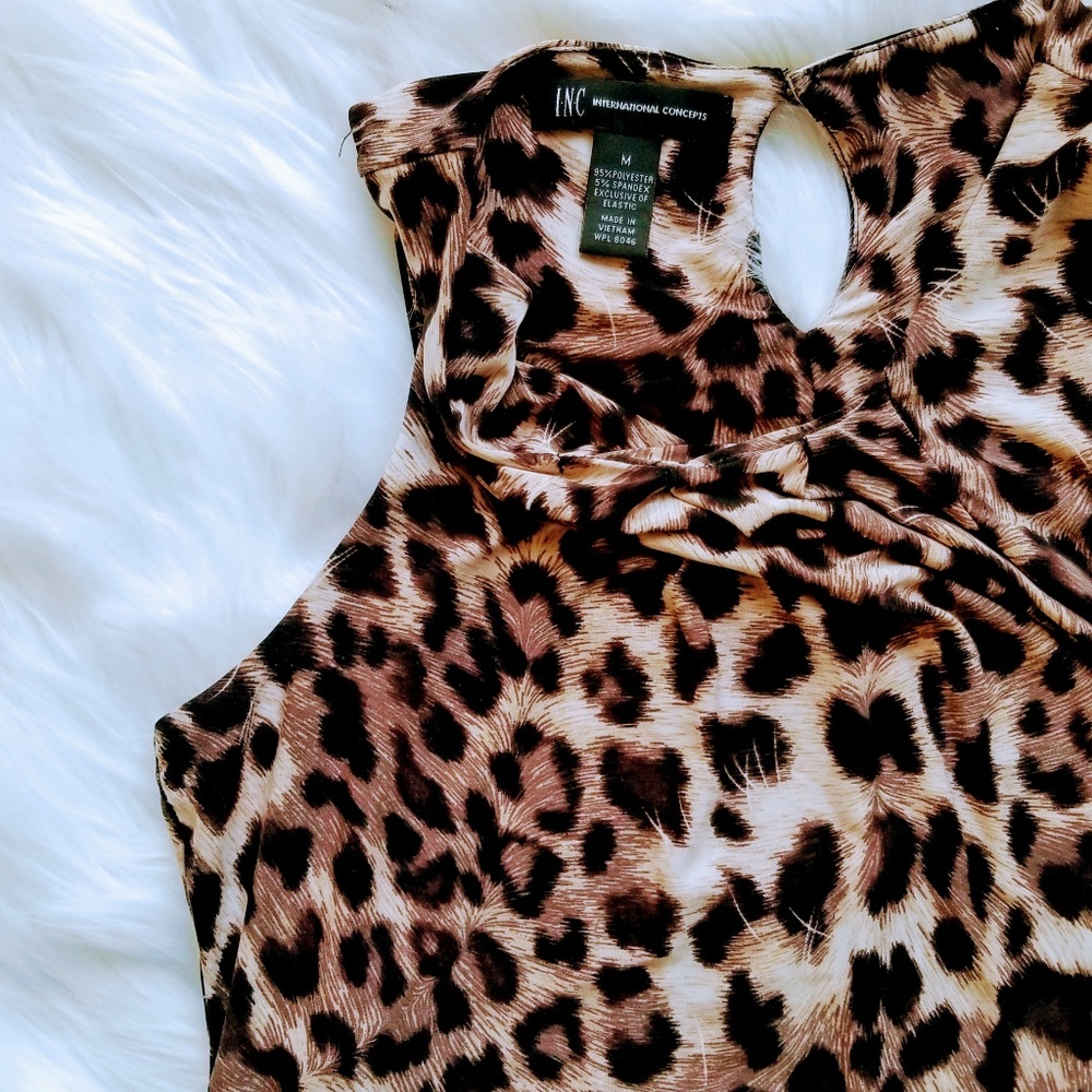 INC Animal Print Dress
